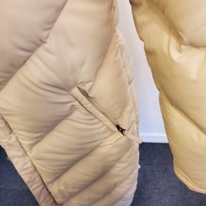 Women's Small Burton Long Down Hooded Jacket